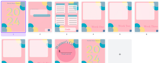 Monthly Financial Planner (Digital Download)