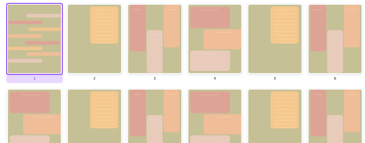 Content Planner (Weekly) Digital set